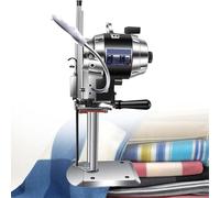 Memykoy Macchina per Il Taglio Verticale della Pelle elettrica, Macchina per Il Taglio del Tessuto da 6/8/10/12/13/15 Pollici, Macchina per Il Taglio della Pelle per Pelle, Scarpe, Borse, Carta 10in