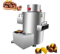 Memykoy Macchina per sbucciare e sgusciare Le Castagne, 200 kg/h, Macchina Professionale elettrica per sbucciare e sgusciare Le Castagne, 18 Lame con Timer e cicalino 220V