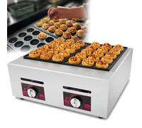 Memykoy Mini Macchina per Pancake Olandesi, Macchina per takoyaki Antiaderente a Gas, Macchina per Waffle per casa, ristoranti, Bar, panetterie e Negozi.