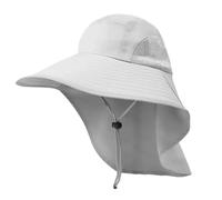 Men And Women Wearing Wide-brimmed Sun Hats And Neck Flaps Can Be Adjusted Outdoors(Green)
