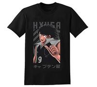 Men Clothing Captain Tsubasa Anime T-Shirt Manga Fashion Short Sleeve Unisex Tee Black S Unisex 100% Cotton Short-Sleeve T-Shirts Black L