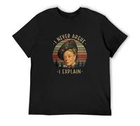 Men Downton Abbey Violet Crawley T Shirt Dowager Maggie England London Smith Cotton Short Sleeve Tees T-Shirt Black M