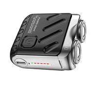 Men Electric Shaver, Cordless Waterproof Razor, USB Rechargeable Grooming Tool, Wet Dry Double Use, Compact Travel Kit, Ideal for Beard Trimming, Car, Camping, and Road Trips