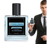 Men Fragrance, Romantic Perfume Spray, Elegant Natural Refreshing Scent, Long Lasting 50 ml Bottiglia per Weddings Business and Daily Wear, 2,54 x 3,72 Inches, Multicolor