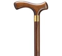 Men Fritz Cane Walnut Shaft, Walnut Handle -Affordable Gift! Item #HAR-9005307