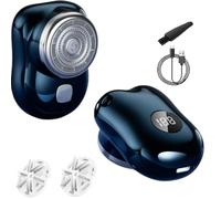 Men Mini Storm Electric Shaver,Portable Powerful Electric Razor,Dry Shaving Razor with LED Display USB Rechargeable,Home,Travel Office Uses