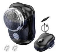Men Mini Storm Electric Shaver,Portable Powerful Electric Razor,Dry Shaving Razor with LED Display USB Rechargeable,Home,Travel Office Uses