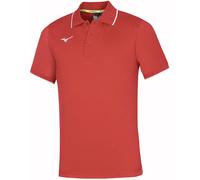 Men Mizuno Polo Rosso/Bianco Uomo TagliaS