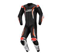 Men Motorbike Leather Racing Suit GP V5 CE Level 2 Armor Cowhide leather Suit