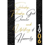 Men of Distinction 1906 Chapter Meeting Notebook: Paperback Cover (8.5 x 11-inches) 110 Lined Pages for Chapter Meeting Notes
