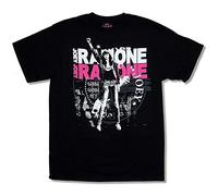 Men Oneck T Shirt Fashion Bravado Adult Joey Ramone Fist Black Short Sleeve T Shirt Black M