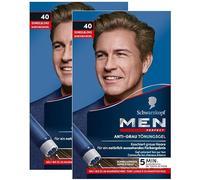 Men Perfect Gel anti-grigio tinta 40 biondo scuro (2 x 80 ml), colore per capelli da uomo dissolve i capelli grigi, tinta anti-grigia per un risultato naturale