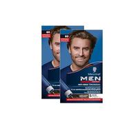 Men Perfect Gel tinta anti-grigio 60 marrone medio (2 x 80 ml), colore per capelli da uomo dissolve i capelli grigi, tinta anti-grigia per un risultato naturale