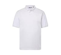 Men Plus Men+ Poloshirt, Basic, piqué, Halbarm, bis 8 XL Polo a Maniche Lunghe, Bianco Neve, 5XL Uomo