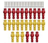 Men Replacement Set 26 Pack | Resin, 2 colori, 13 Each | Tavolo Calcio Player Figures With 26 Screws | Gioco Soccer Man Parts For Table