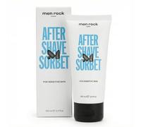 Men Rock Balsamo sensitivo dopobarba per uomini e donne, senza profumo, lenisce la rasatura, peli incarniti e irritazioni della pelle, ad assorbimento rapido, con jojobaester e chelidonina, 100 ml
