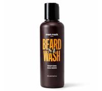 Men Rock Detergente Barba Lenitivo - Ammorbidisce e Idrata la Barba e la Pelle Sottostante, Allevia Prurito e Forfora, Profumo Fresco di Muschio di Quercia, 100ml