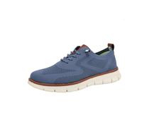 Men’s Business Casual Oxford Sneakers-Lightweight Lace-Up Dress Shoes for Work,Travel & Daily Commute (Sky Blue,40)