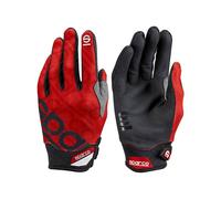 Men`S Driving Gloves Sparco Meca 3 Red (Size: M) NUOVO