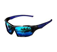 Men’s Polarized Sunglasses - UV400 Protection Sport Sunglasses for Outdoor Use | Lightweight Comfortable Driving Glasses, Stylish Eyewear for Running, Cycling, Hiking, Fishing, Travel, Beach, Road