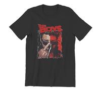 Men-s-Vintage-The-Boys-William-Billy-Butcher-T-Shirts-Pure-Cotton-Clothing-Short-Sleeve-Round Black M