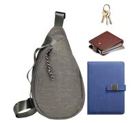 Men Shoulder Bag, Large Capacity Purse with Adjustable Straps, Fashionable Messenger Bag, Travel Phone Holder, Ideal for Hiking, Cycling, Camping, and Outdoor Adventures