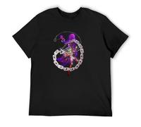 Men Shun Andromeda Knight of Zodiacs Lightweight Anime Gold Saint Funny Graphic T-Shirt Tees Black 3XL