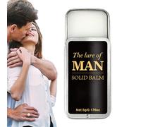 Men Solid , 5g Balm Fragrance, Long Lasting Aromatic Scent, Pocket-Friendly Colonia Alternative, Ideale per eventi formali, Incontri aziendali, Date, Casual Outings, Travel Use