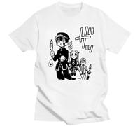 Men T-Shirts Jibaku Shounen Hanako-Kun Vintage Cotton Tees Toilet Bound T Shirts Crew Neck Clothing White S