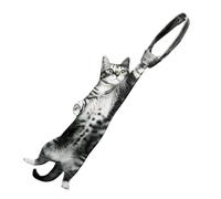 Men Ties Funny Cat Neck Tie - 150cm Animal Print Necktie | 3D Feline Pattern Fashion Tie Polyester | Novelty Party Costume Accessory for Halloween Christmas Wedding Events