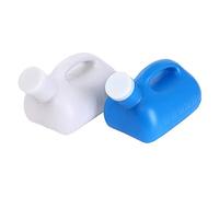 Men Urinal Bottle, Orinatoi da 3000 ml, confezione da 2, for uomini e donne, anti-rovesciamento, orinatoio portatile for WC mobile, for viaggi in auto, orinatoio comodo e pratico