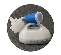 Men Urinal Bottle, Orinatoio da letto maschile for pipì da 2000 ml con tubo da 1,6 m, comodo e pratico
