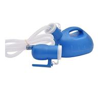 Men Urinal Bottle, Orinatoio maschile da 2000 ml addensato e a prova di perdite for adulti, anziani, uomini, bambini, uso notturno, letto, auto, casa, con un tubo lungo 1,6 metri, blu, orinatoio comod