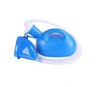 Men Urinal Bottle, Orinatoio unisex da letto for uomo o donna, universale, da viaggio, con coperchio e tubo di scarico da 1,6 m, comodo e pratico.