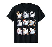 Men Women And Kids Dabbing Animals Wildlife Halloween Party Maglietta