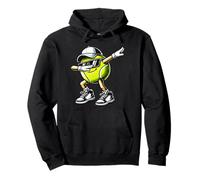 Men Women And Kids Funny Dabbing Tennis Ball Sports Lover Felpa con Cappuccio