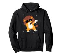Men Women Kids Cool Lion Dabbing Animals Wildlife Parties Felpa con Cappuccio