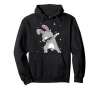 Men Women Kids Cool Rabbit Dabbing Animals Wildlife Parties Felpa con Cappuccio