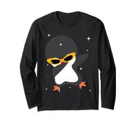 Men Women Kids Cute Penguin Dabbing Animals Wildlife Parties Maglia a Manica