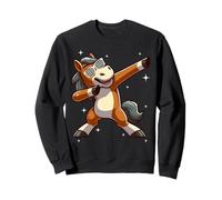 Men Women Kids Funny Horse Dabbing Animals Wildlife Parties Felpa