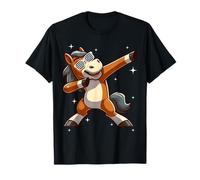 Men Women Kids Funny Horse Dabbing Animals Wildlife Parties Maglietta