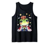 Men Women Kids Groovy Retro Funny Cute Frog Spooky Halloween Canotta