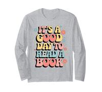 Men Women Kids It's A Good Day To Read A Book Books Lovers Maglia a Manica