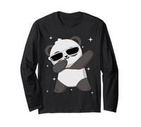 Men Women Kids Panda Dabbing Animals Wildlife Parties Maglia a Manica