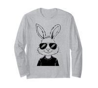 Men Women Kids Rabbit Sunglasses Bunny Egg Hunt Easter Day Maglia a Manica