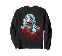 Men Women Scary Horror Blood Halloween Zombie Fans Thriller Felpa