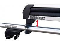 Kit fissaggio cavallotti Menabo Iceberg per barre acciaio.