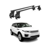Menabo - Barre portapacchi per tetto a scomparsa - Compatibile con Land Rover Range Rover Evoque 2011-2018 - Galleria da tetto, portabagagli per biciclette da tetto, parte da tetto in acciaio 2 x -