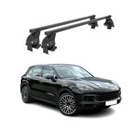 Menabo Barre Portatutto Compatibile con Porsche Cayenne PO536 2017-2023 Portapacchi Nero 2X