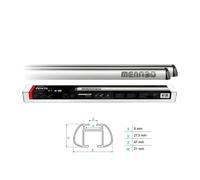 Menabo Barre Portatutto Penta 47x27 Mm Silver